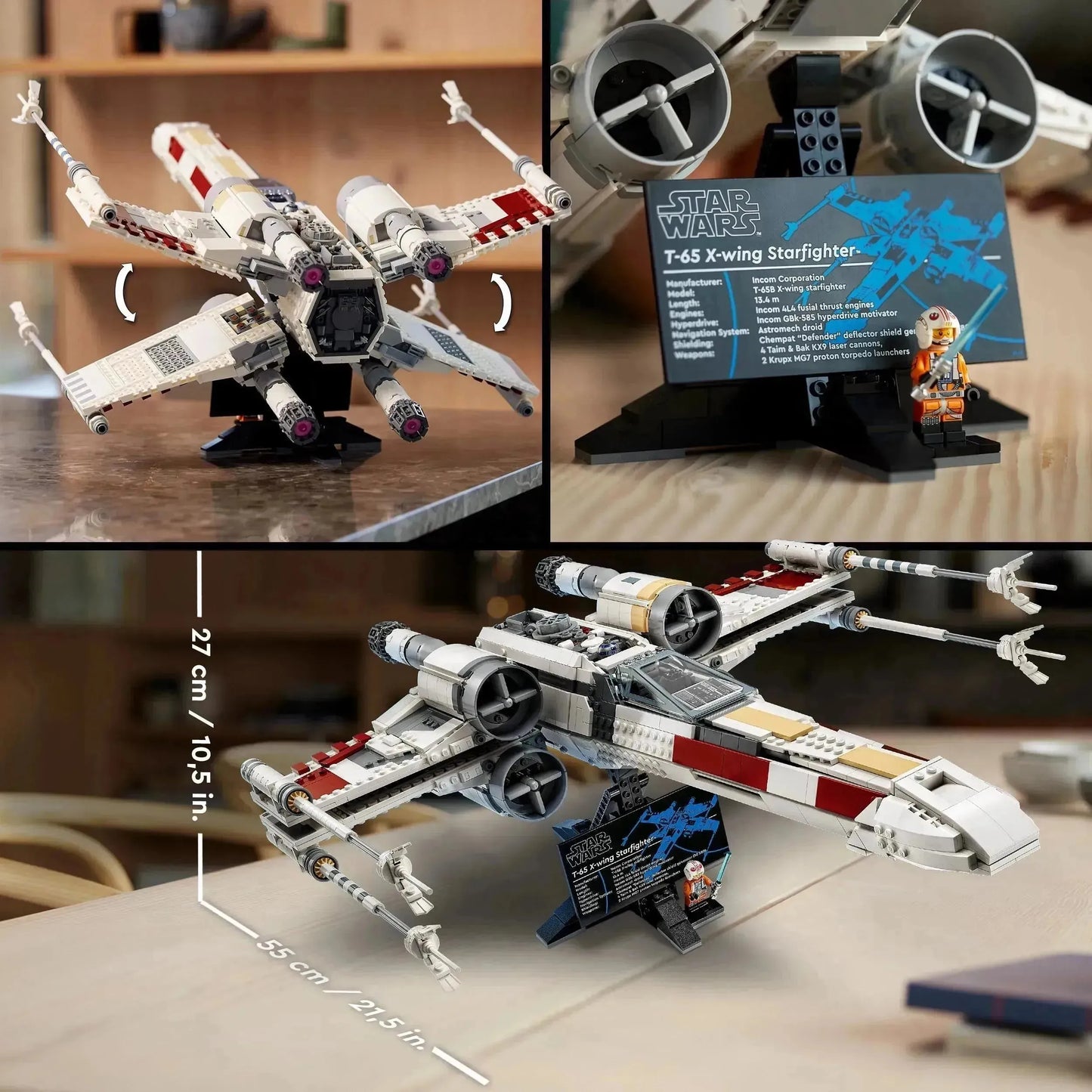 LEGO Der X-Wing Fighter von Luke Skywalker 75355 Star Wars
