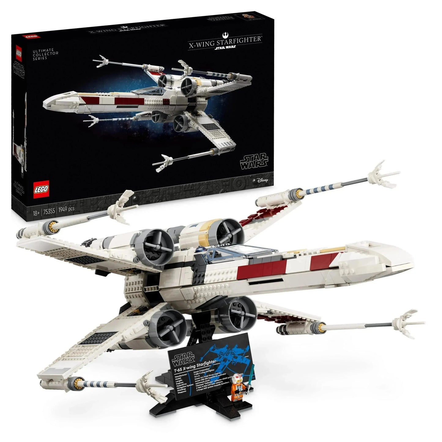 LEGO Der X-Wing Fighter von Luke Skywalker 75355 Star Wars