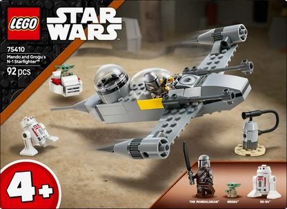 LEGO Mando en Grogu's N-1 Starfighter 75410 StarWars