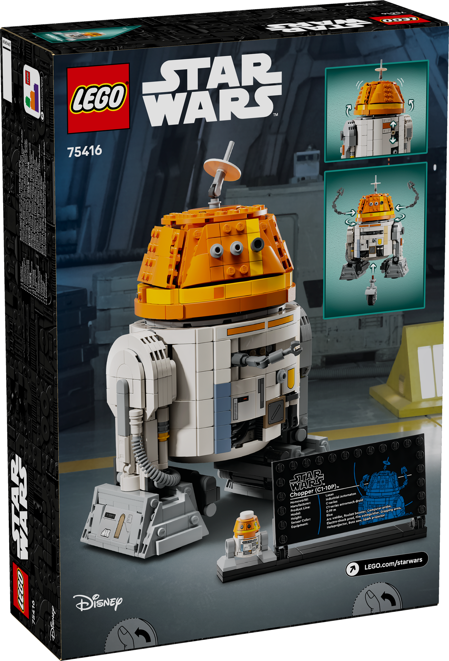 LEGO Chopper (C1-10P)™ Astromech Droid 75416 StarWars