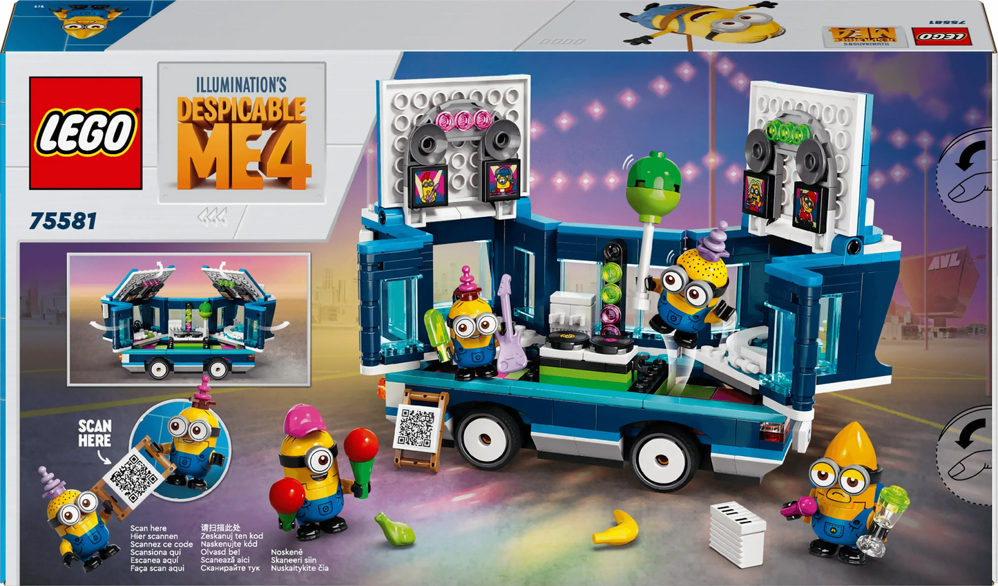 LEGO Muzikale feestbus van de Minions 75581 Minions