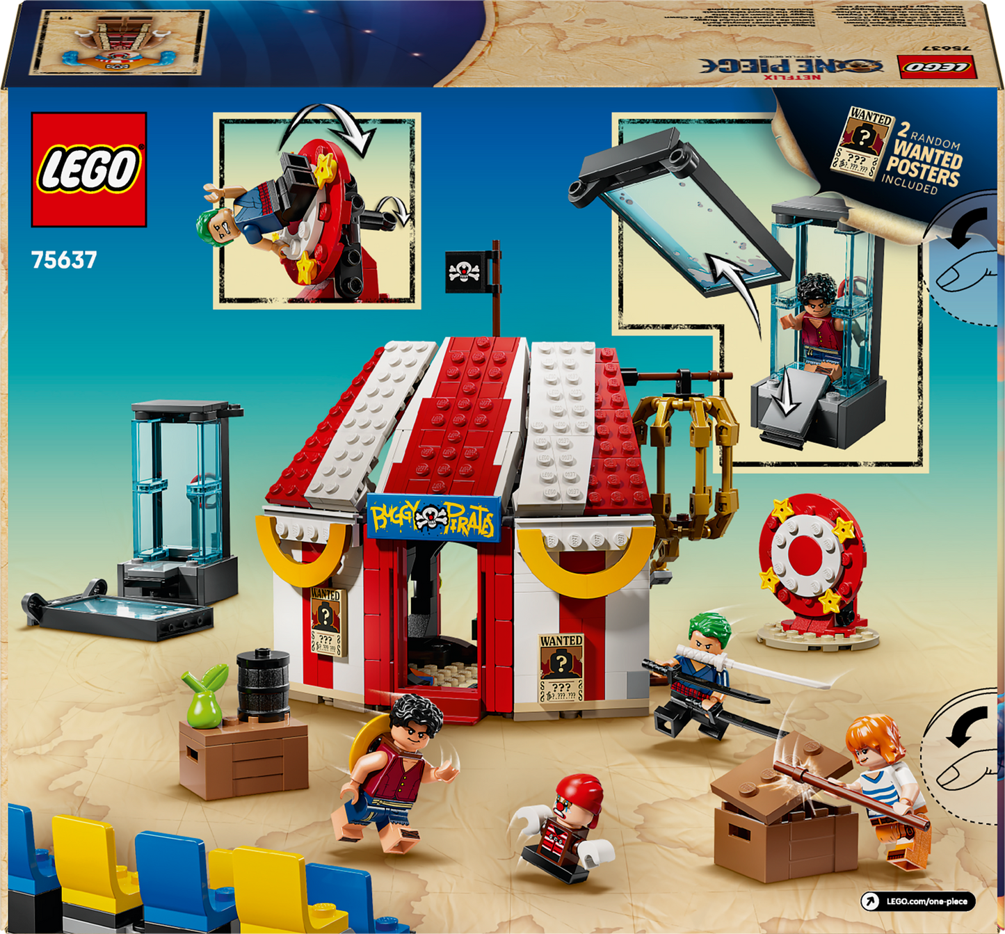 LEGO Circustent van Buggy de Clown 75637 One Piece