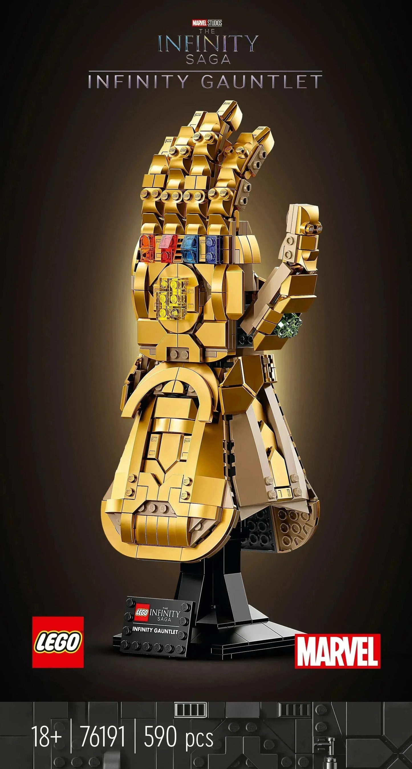 LEGO The Marvel Infinity Gauntlet Thanos with infinity stones 76191 Superheroes