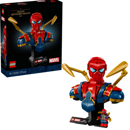 LEGO Iron Spider-Man buste 76326 Superheroes