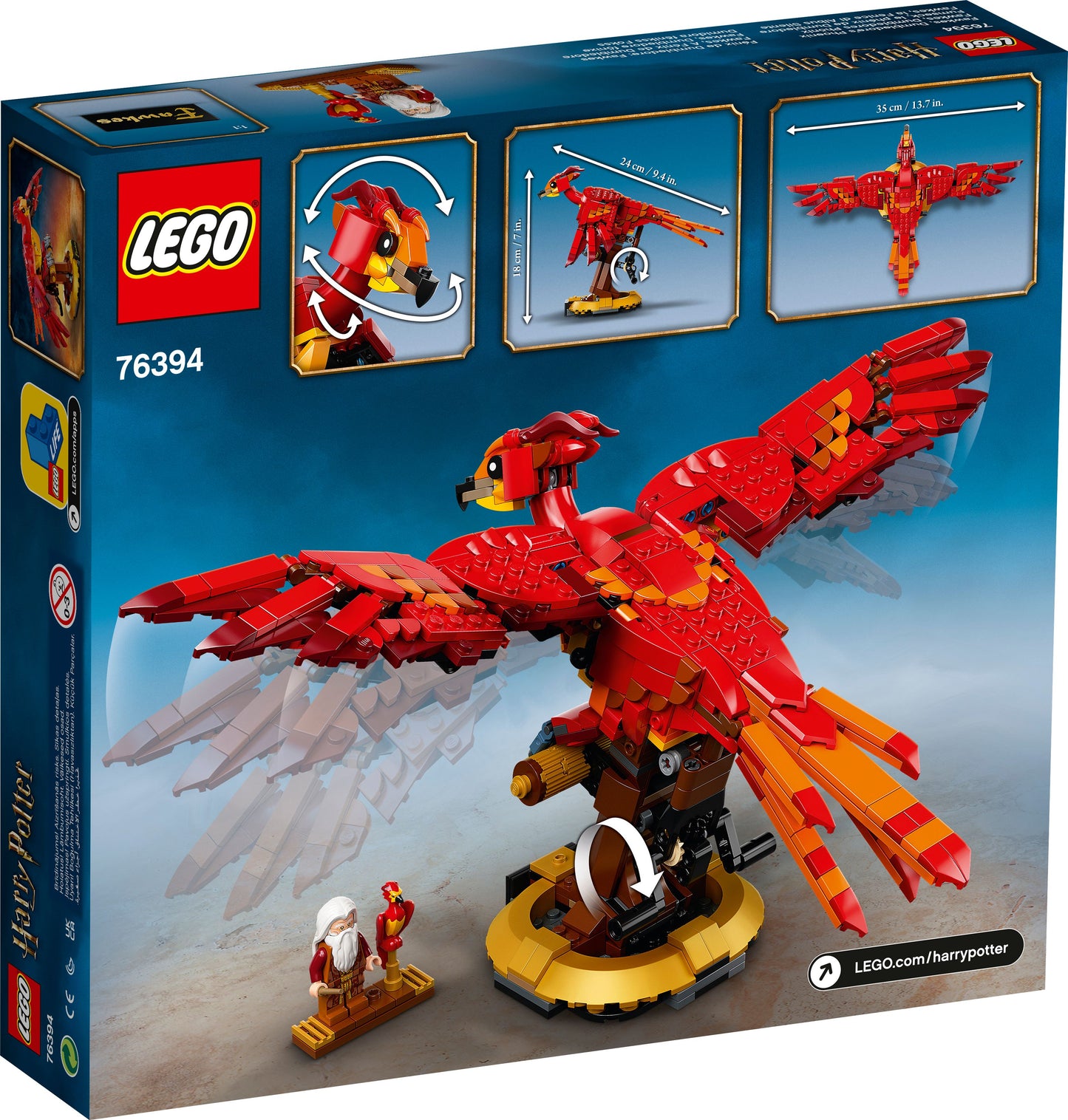 LEGO Felix, de feniks van Perkamentus 76394 Harry Potter