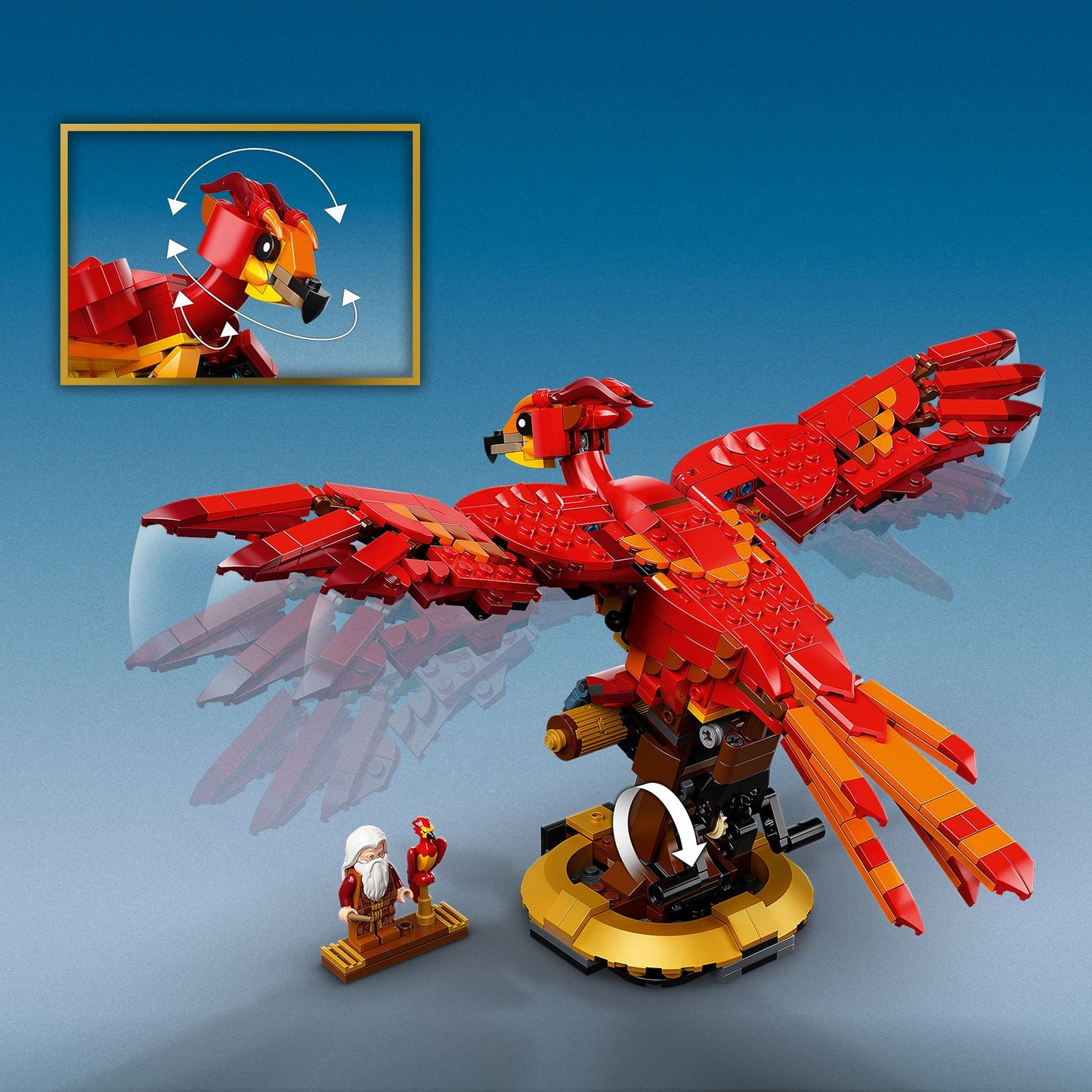 LEGO Fawkes, Dumbledore's Phoenix 76394 Harry Potter