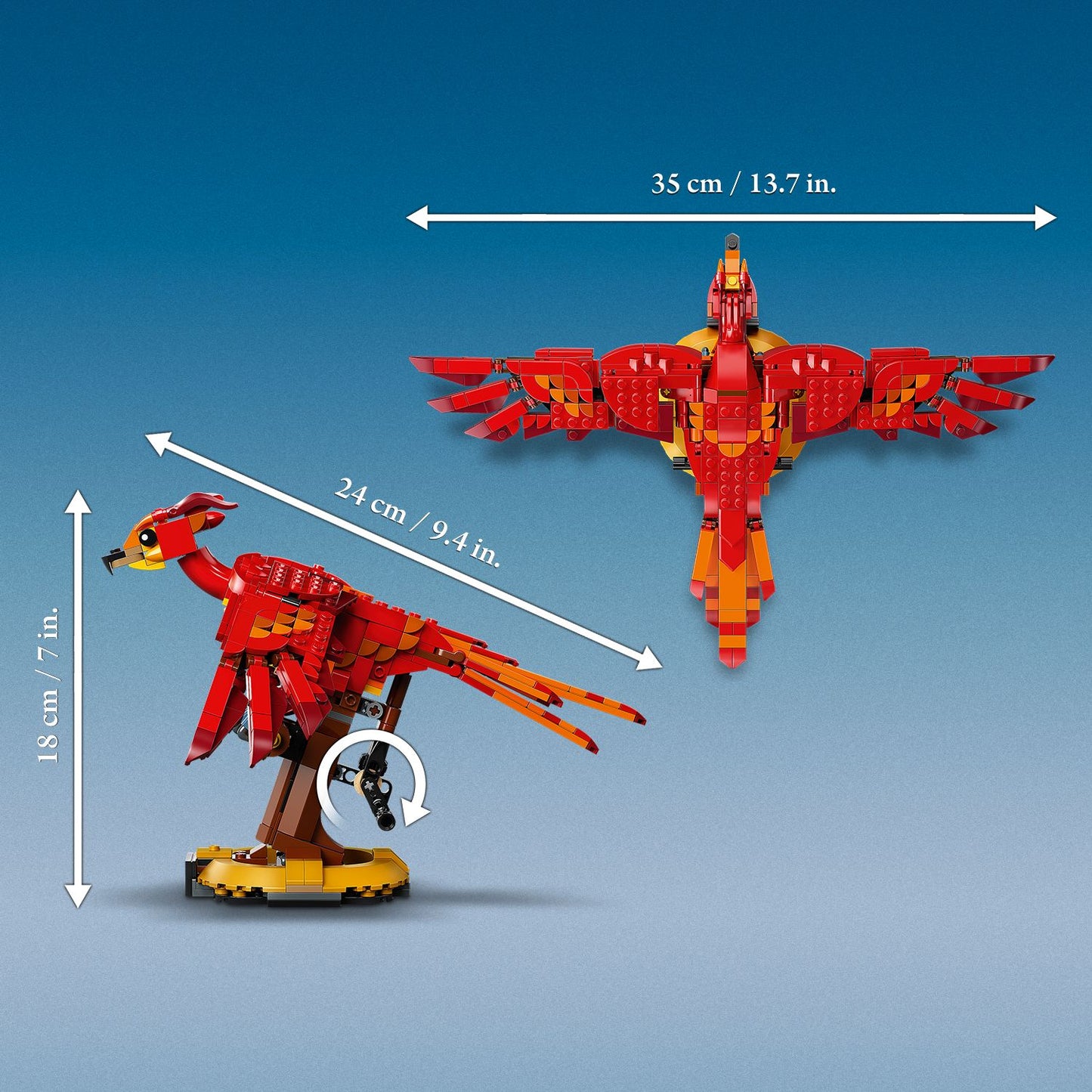 LEGO Fawkes, Dumbledore's Phoenix 76394 Harry Potter