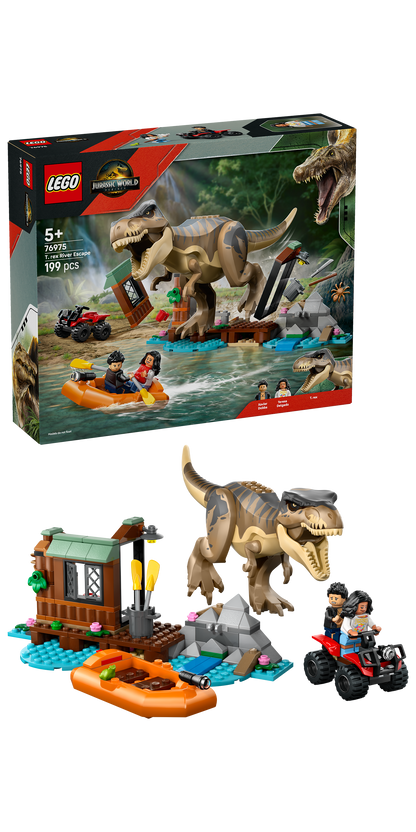 LEGO T. rex rivierontsnapping 76975 Jurassic World