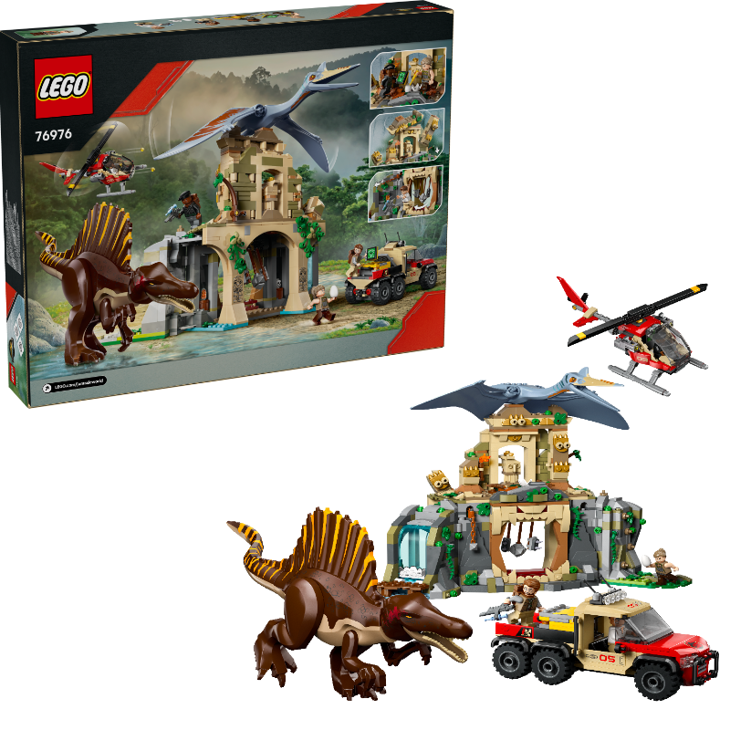 LEGO Spinosaurus en Quetzalcoatlus luchtmissie 76976 Jurassic World