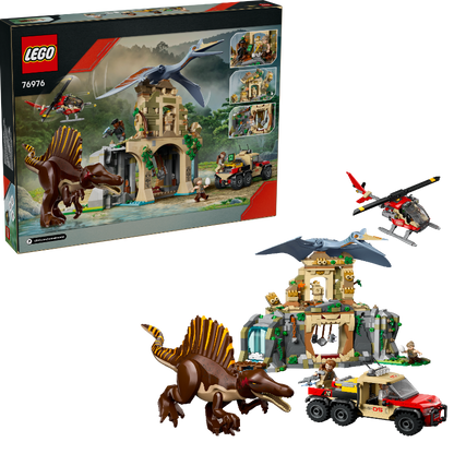 LEGO Spinosaurus en Quetzalcoatlus luchtmissie 76976 Jurassic World