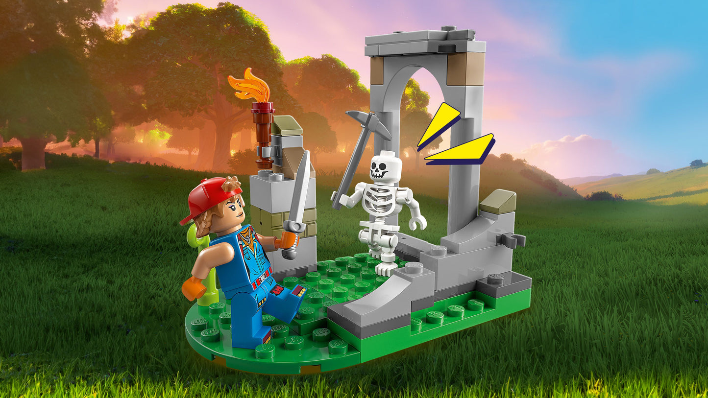 LEGO Peely en Sparkplugs kamp 77075 Fortnite