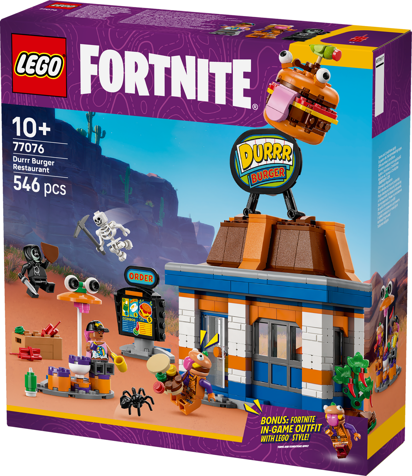 LEGO Durrr Burger Restaurant 77076 Fortnite