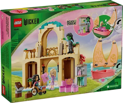 LEGO Glinda, Elphaba en Nessarose op Shiz University 75681 Wicked
