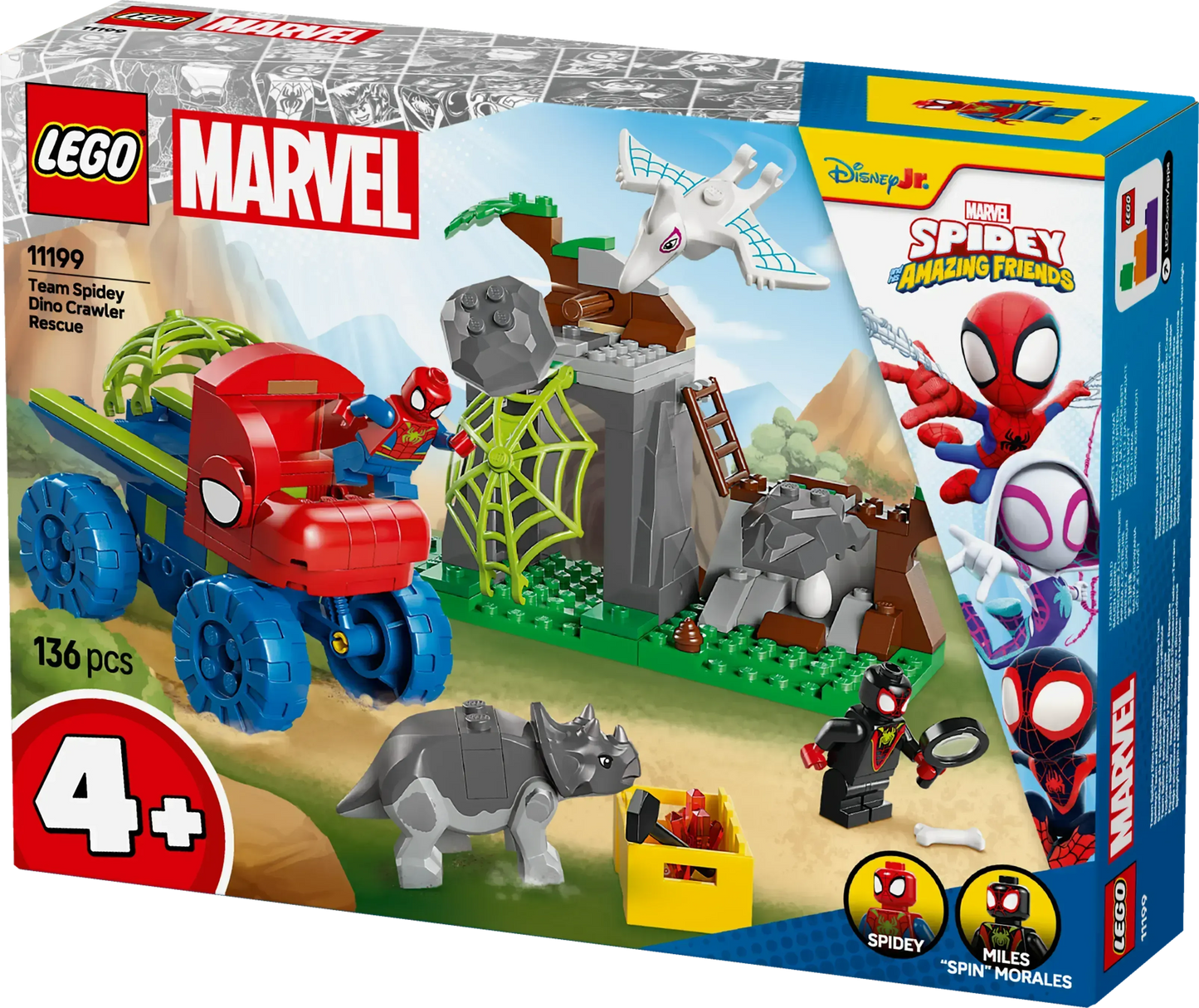 LEGO Reddingsmissie in de Dino Truck 11199 Spiderman