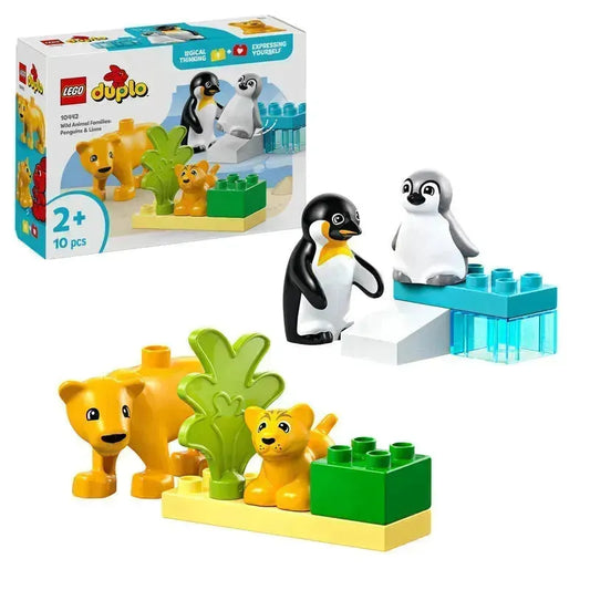 LEGO Wildtierfamilien Pinguine Löwen 10442 DUPLO