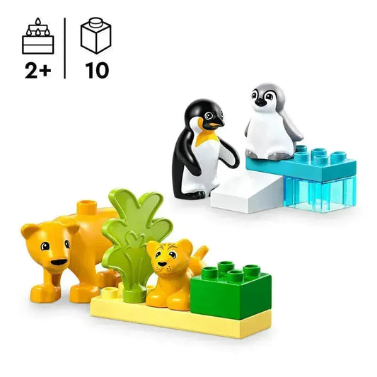 LEGO Wildtierfamilien Pinguine Löwen 10442 DUPLO