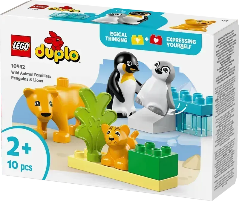 LEGO Wild Animal Families Penguins Lions 10442 DUPLO