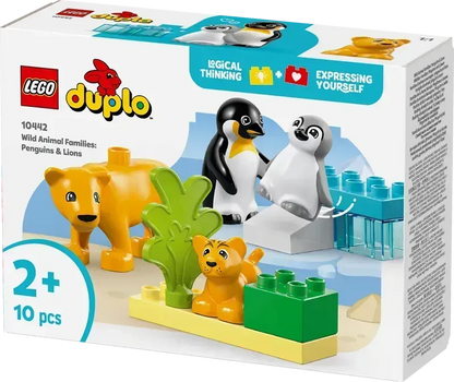LEGO Wild Animal Families Penguins Lions 10442 DUPLO
