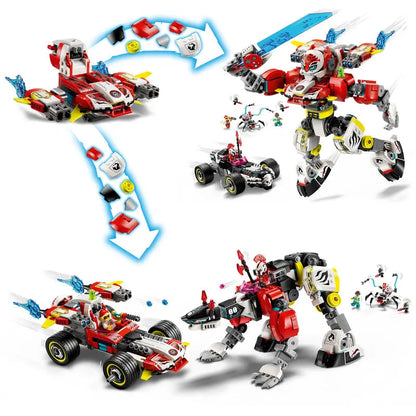 LEGO Cooper's Tiger Mech and Zero's HotRod 71497 Dreamzzz