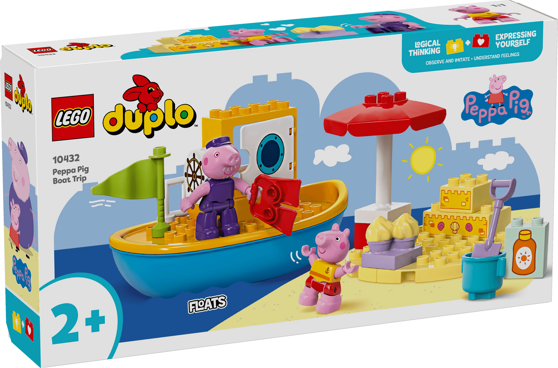 LEGO Peppa Big bootreis 10432 DUPLO (Pre-Order: verwacht juni) PEPPA PIG @ 2TTOYS LEGO €. 24.99
