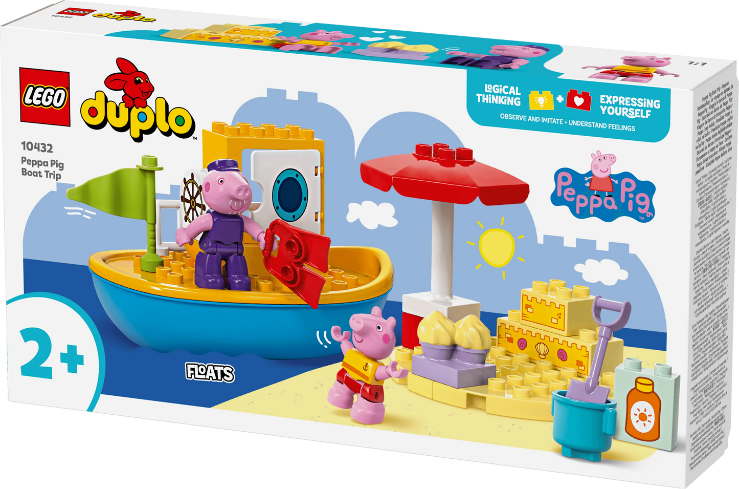 LEGO Peppa Big bootreis 10432 DUPLO (Pre-Order: verwacht juni) PEPPA PIG @ 2TTOYS LEGO €. 24.99