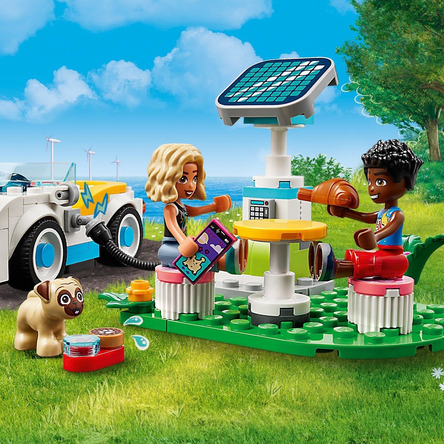 LEGO Electrische auto met lader 42609 Friends LEGO FRIENDS @ 2TTOYS LEGO €. 12.49