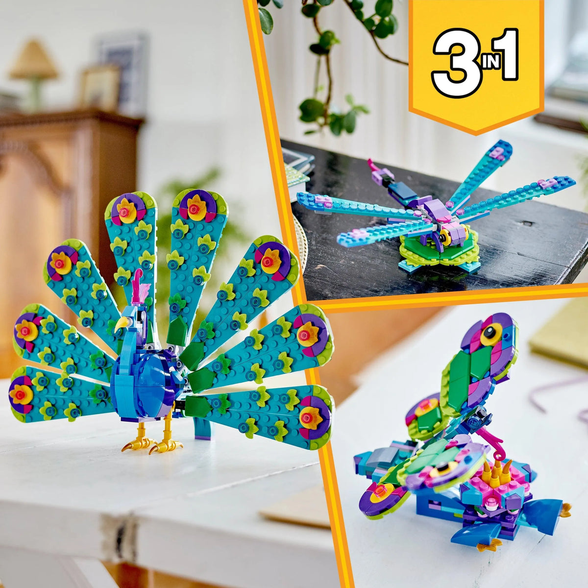 LEGO Exotic Peacock 31157 Creator 3 in 1 LEGO CREATOR 3 IN 1 @ 2TTOYS | Official LEGO shop😊🥰 LEGO €. 16.98