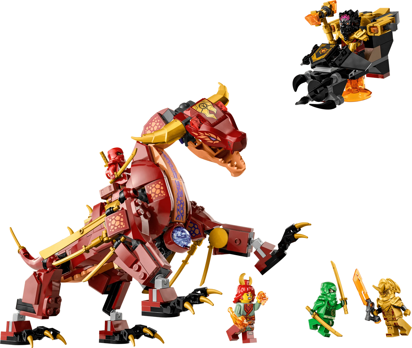 LEGO Heatwave Transforming Lava Dragon 71793 Ninjago LEGO NINJAGO @ 2TTOYS | Official LEGO shop😊🥰 LEGO €. 44.98