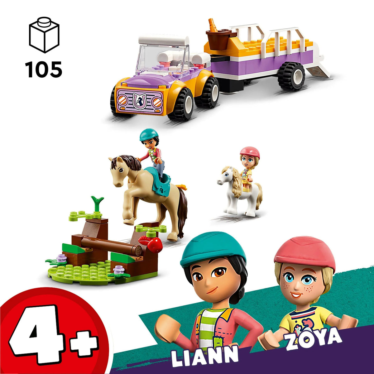 LEGO Horse and Pony Trailer 42634 Friends LEGO FRIENDS @ 2TTOYS LEGO €. 19.99