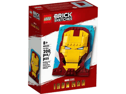 LEGO Iron Man afbeelding 40535 Brick Sketches LEGO BRICKHEADZ @ 2TTOYS LEGO €. 21.99