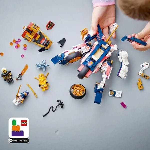 LEGO Sora's Transforming Mech Bike Racer 71792 Ninjago LEGO NINJAGO @ 2TTOYS | Official LEGO shop😊🥰 LEGO €. 40.98