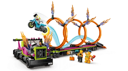 LEGO Stunt Truck & Ring of Fire Challenge 60357 City LEGO CITY @ 2TTOYS | Official LEGO shop😊🥰 LEGO €. 49.99