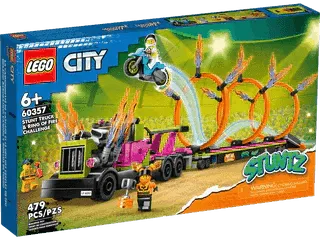 LEGO Stunt Truck & Ring of Fire Challenge 60357 City LEGO CITY @ 2TTOYS | Official LEGO shop😊🥰 LEGO €. 49.99