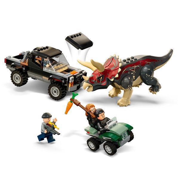 LEGO Triceratops pick-up truck hinderlaag 76950 Jurassic World LEGO JURASSIC WORLD @ 2TTOYS LEGO €. 49.99