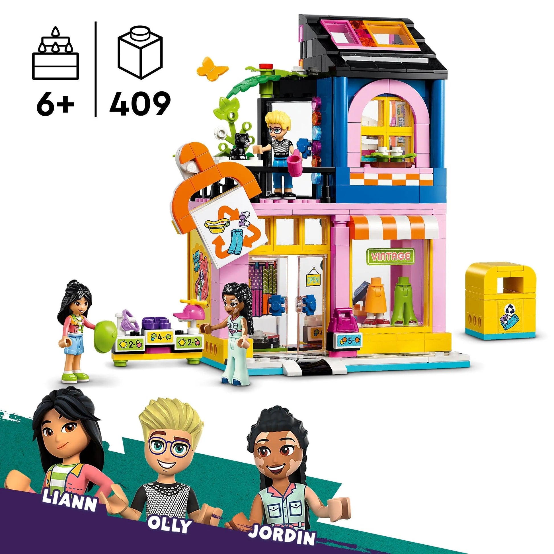LEGO Vintage Fashion Store 42614 Friends LEGO FRIENDS @ 2TTOYS LEGO €. 39.99