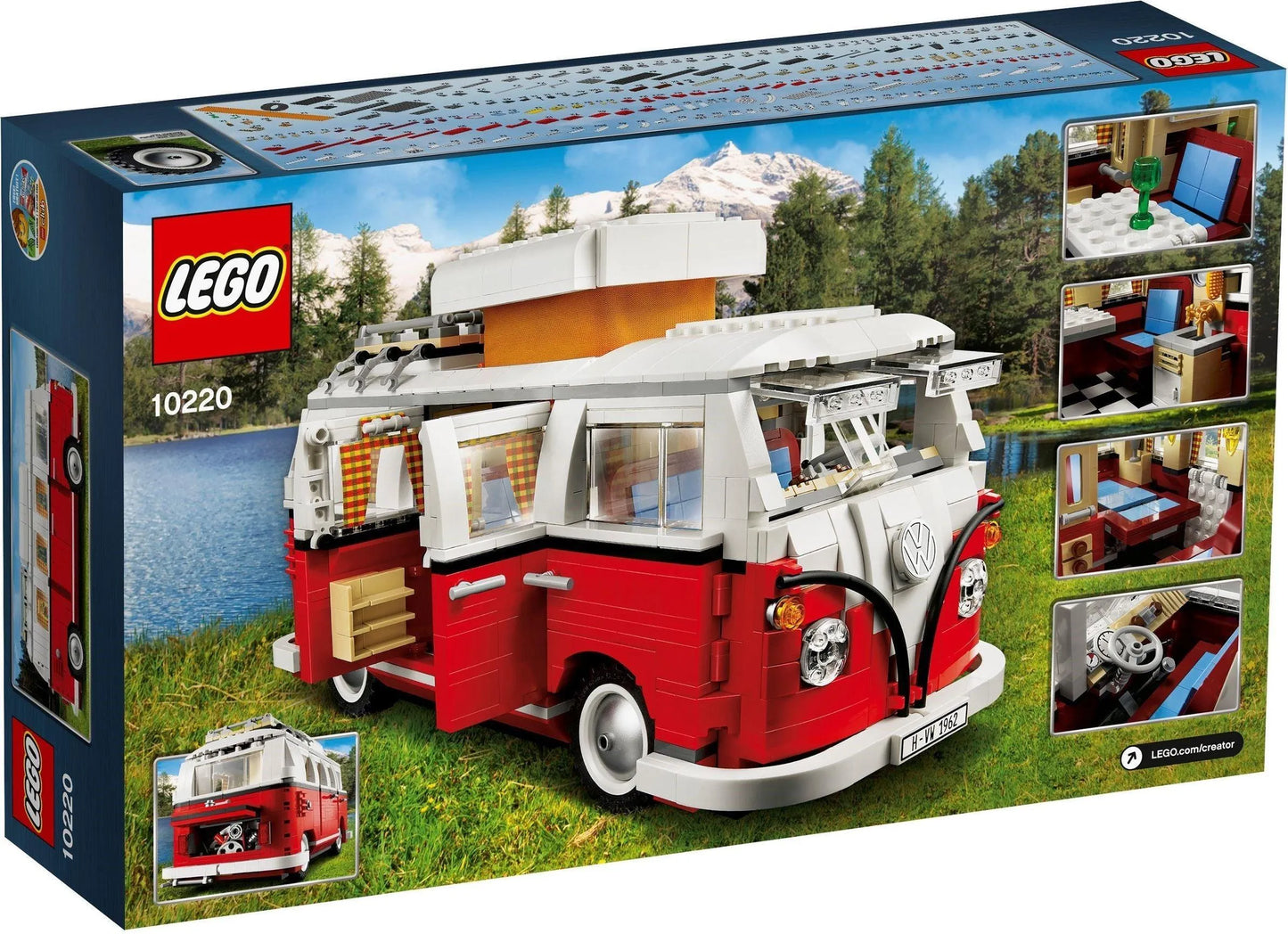 LEGO Volkswagen Transporter Camper Van T1 10220 Creator Expert LEGO CREATOR EXPERT @ 2TTOYS | Official LEGO shop😊🥰 LEGO €. 249.99