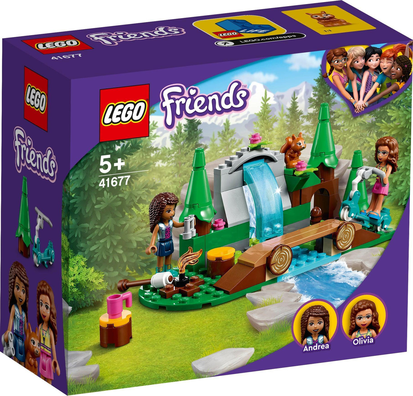 LEGO Waterval in het bos 41677 Friends LEGO FRIENDS @ 2TTOYS LEGO €. 8.48