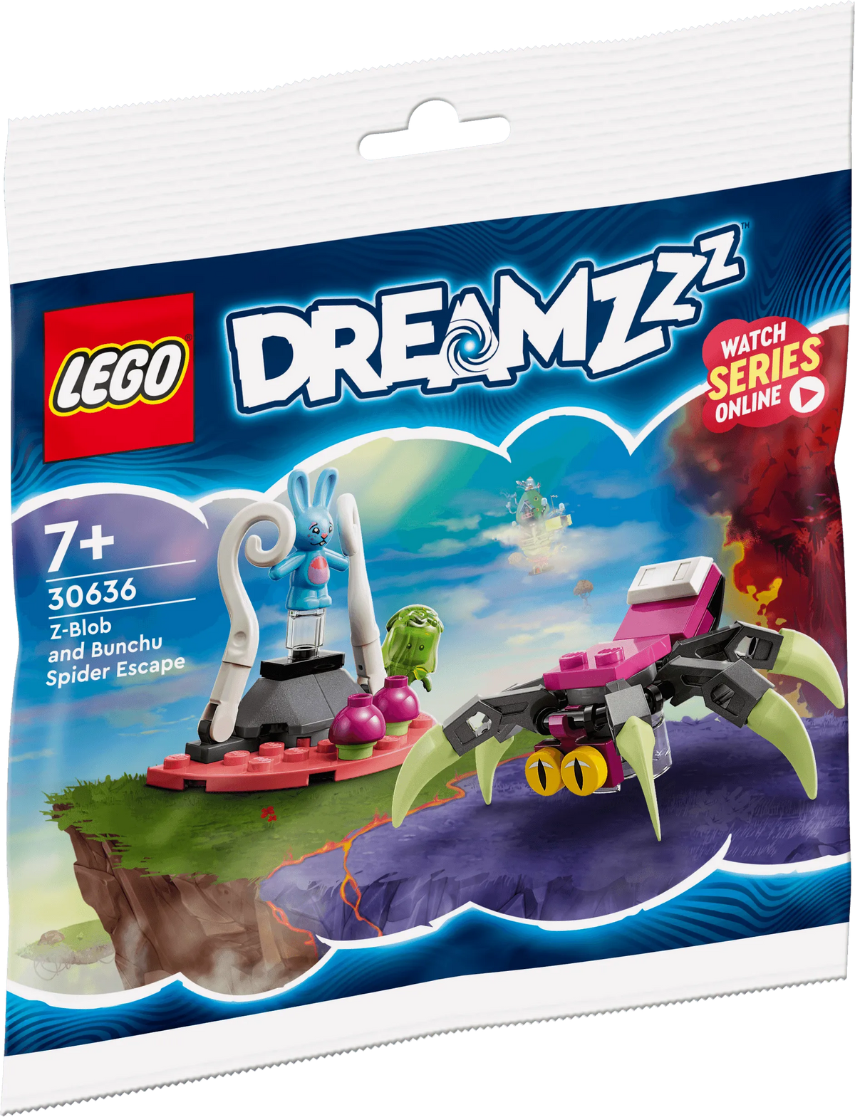 LEGO Z-Blob and Bunchu Spider Escape 30636 Dreamzzz LEGO @ 2TTOYS | Official LEGO shop😊🥰 LEGO €. 9.99